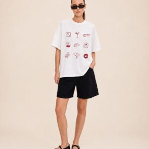 Pins T-Shirt white unisex