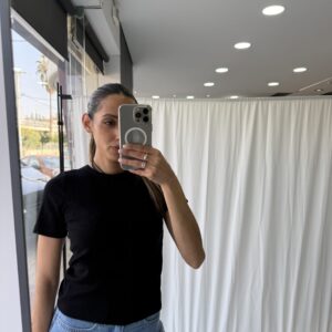 Persa Bamboo Top Black