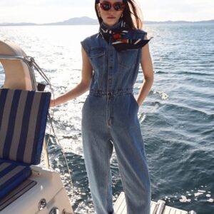 Raven Jumpsuit Mid Blue