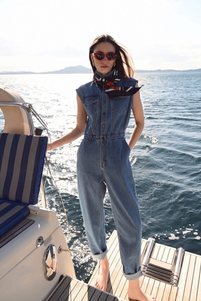 Raven Jumpsuit Mid Blue
