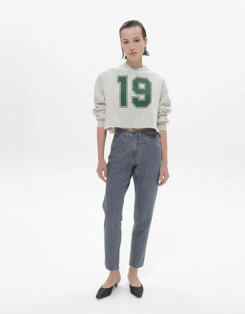 Angela pants platinum blue dwnim