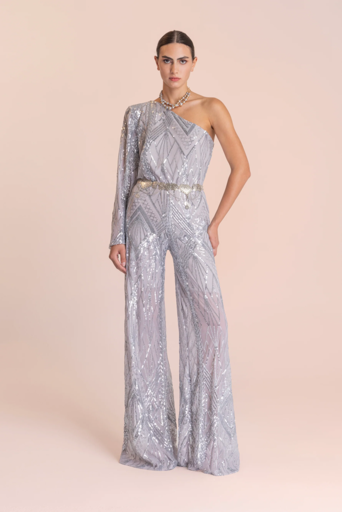 Thalia jumpsuit silver