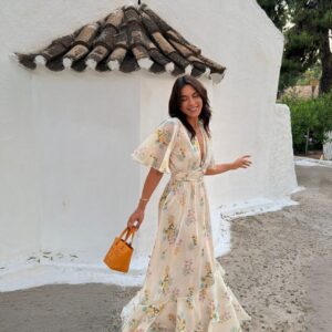Butter blossom maxi dress
