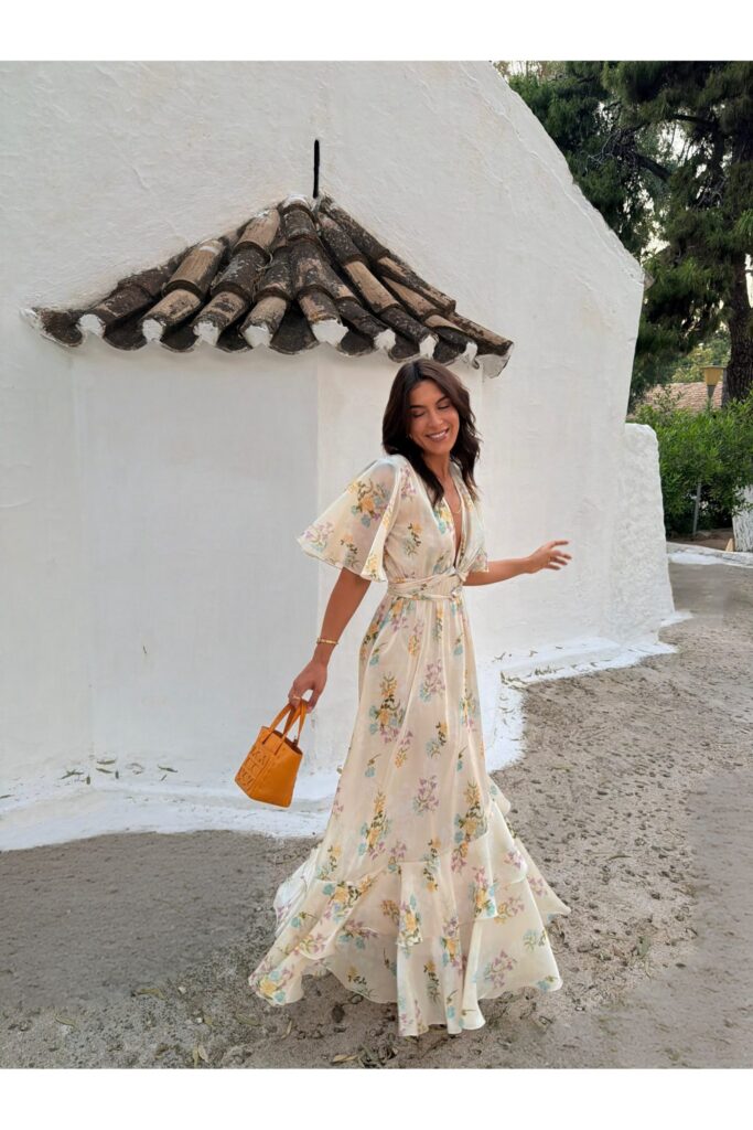 Butter blossom maxi dress