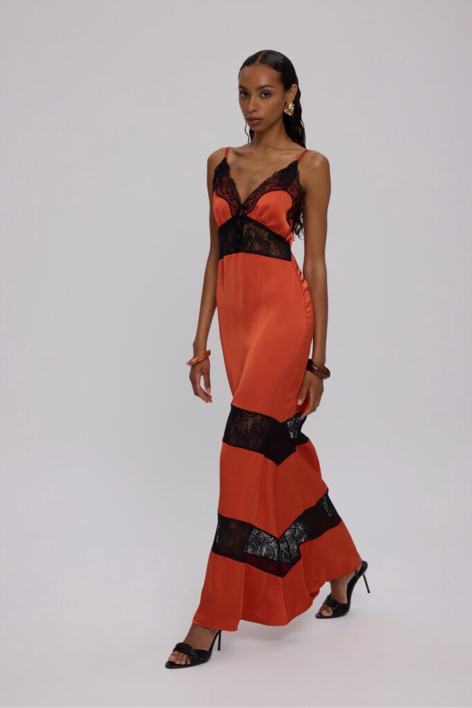 Burnt orange dress