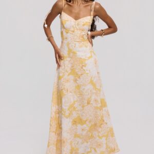 Solene linen dress