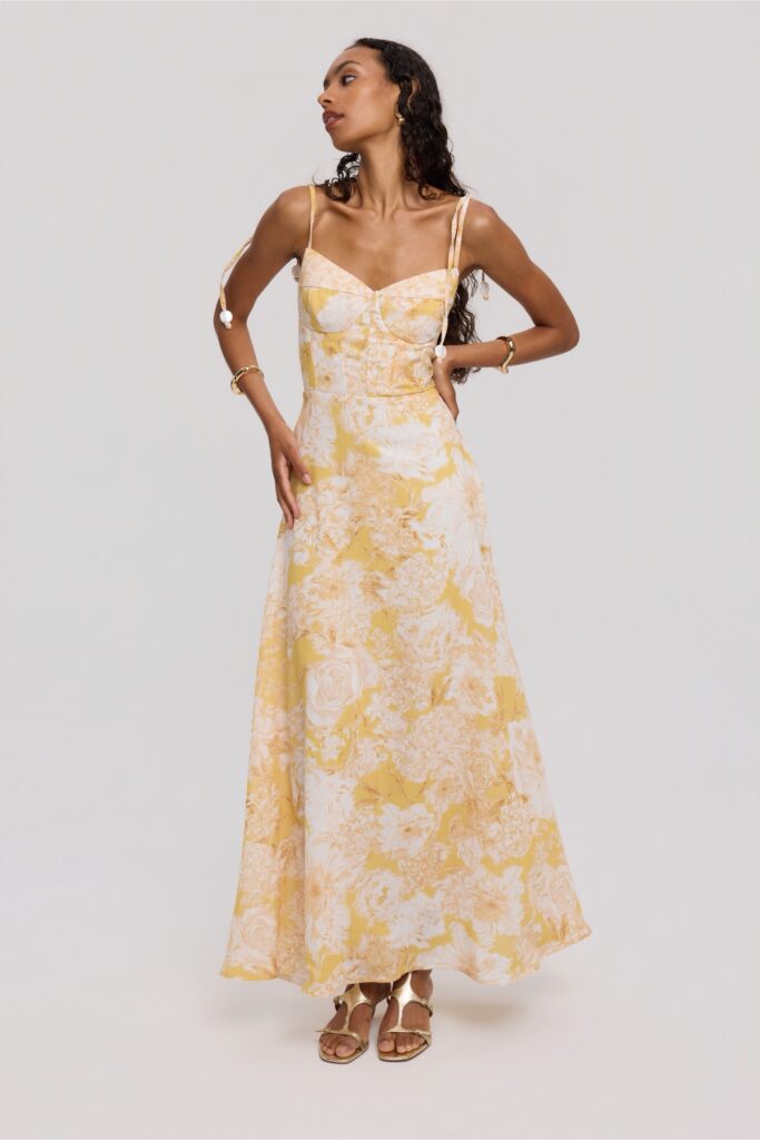 Solene linen dress