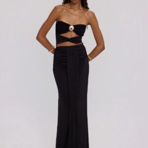 Dark shell dress