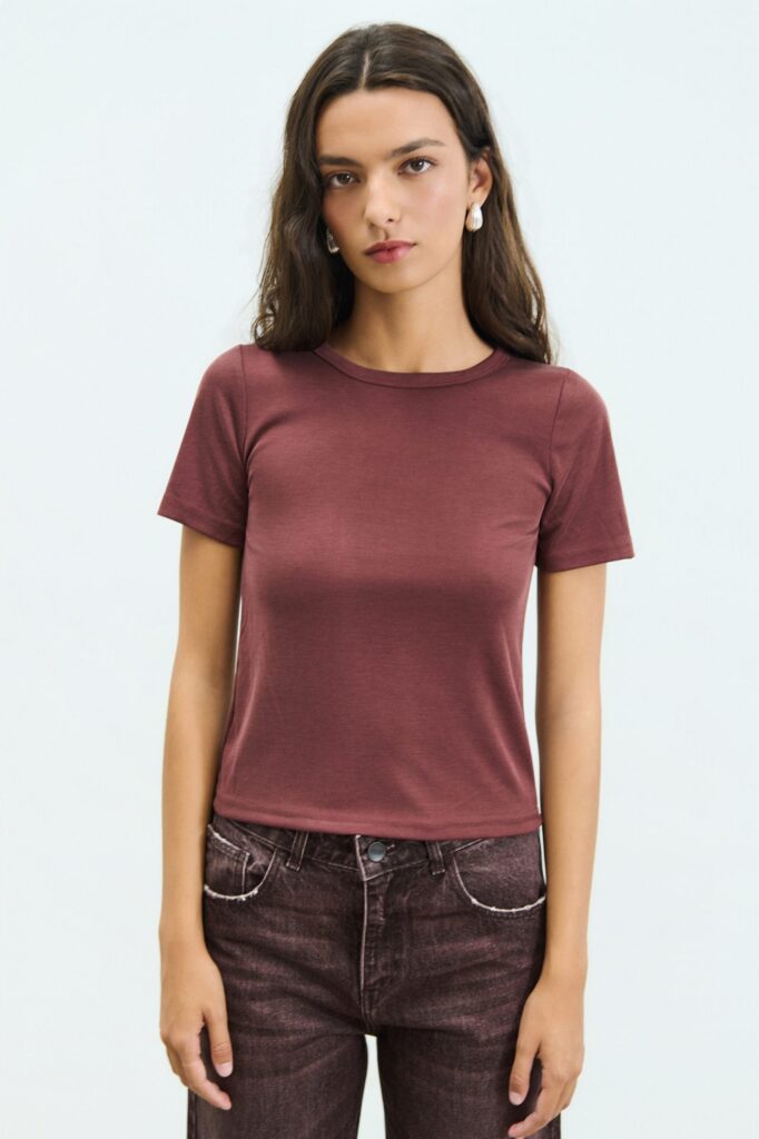 Eva T-Shirt Brown